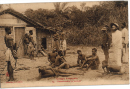 Carte Postale Ancienne De CONGO - FONCTIONNAIRE EN TOURNEE - Other & Unclassified