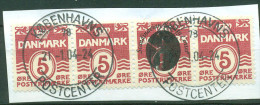 Se-Tenant. Danish Advertisement. Overprint Scandinavian Beautycenter On 5 Øre, PRAGT Cancelled, - Carnets