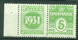 Se-Tenant. Danish Advertisement. RUNDSKUEDAGEN 1931. Nr. 48.  MH - Carnets