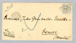 Heimat Niederlande 1886-02-24 #-O 44 Brief Nach Venetia It. - Cartas & Documentos