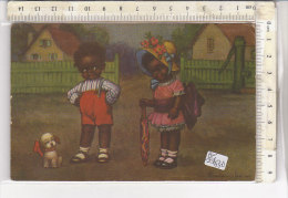Delcampe - PO2463D# BAMBINI COPPIE - CAGNOLINO - ILLUSTRATORI COLOMBO   VG 1935 - Colombo, E.