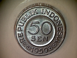 Indonésie 50 Sen 1959 TTB - Indonésie