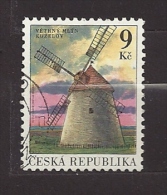 Czech Republic  Tschechische Republik  2001 Gest. Mi 305 Sc 3157 Stone Windmill In Kuzelov. C1 - Oblitérés