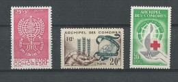 Comores Fr : 25/ 27 ** - Unused Stamps