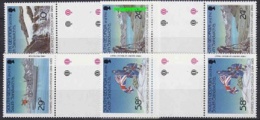 South Georgia 1989 Combined Services Expedition 4v Gutter ** Mnh (22886) - Georgia Del Sud