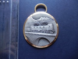 Medaglia Svizzera Locomotiva Huguenin -ME24 - Altri & Non Classificati
