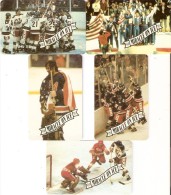 SERIE DE 5 TARJETAS DE GTS DE MIRACLE ON ICE - HOCKEY SOBRE HIELO (NUEVAS-MINT) USA-ESTADOS UNIDOS - GTS