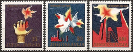 YUGOSLAVIA 1964 Yugoslav Communist League Congress Set MNH - Ungebraucht