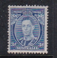 Australia 1937-49 ASC 178 King George VI Three Pence Blue Die 1 Mint Never Hinged - Neufs