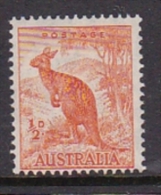 Australia 1937-49 King George VI Perforated 14x15, ASC 197 Half Penny Kangaroo MNH - Nuevos