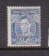 Australia 1937-49 King George VI, ASC 179 King 3d Blue Die Ia Mint Never Hinged - Mint Stamps