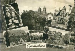 Rarität Quedlinburg MB Finkenherd Münzenberg Klopstockhaus Sw 1961 - Quedlinburg