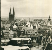 Rarität Quedlinburg Blick Auf Die Stadt Laterne Von Gasthaus Sw 1961 - Quedlinburg