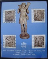 VATICANO - IVERT HOJITA BLOQUE Nº 18 - NUEVOS (**) - ( ITALIA 98 ) EXPO.FILATELICA INTERN. EN MILAN - Used Stamps