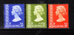 Hong Kong 1973 QE 3v MNH - Neufs