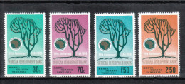 Ostafrika 1969**, 5 Jahre Afrik. Entw.-Bank, Sukkulenten / East Africa 1969, MNH, 5 Years Afr. Devel. Bank, Succulents - Hostelería - Horesca