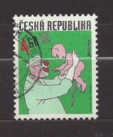 Czech Republic  Tschechische Republik  1999 Gest. Mi 231 Sc 3101 19th Czech Graphic Humour. Bartak. C1 - Usati