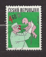 Czech Republic  Tschechische Republik  1999 Gest. Mi 231 Sc 3101 19th Czech Graphic Humour. Bartak. C2 - Usati