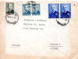TURQUIE. Belle Enveloppe Ayant Circulé En 1943. Ismet Inönü. - Lettres & Documents