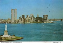 NEW YORK CITY - Statue Of Liberty And Lower Manhattan - Statue Of Liberty