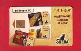 669 - Telecarte Publique Sheba Les Secrets Chat  (F635A) - 1996