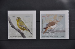 N 156 ++ GRIEKENLAND HELLAS 2014 BIRDS VOGELS OISEAUX ZANGVOGELS FROM BOOKLET MNH NEUF ** - Ungebraucht