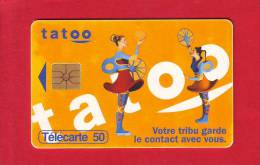 693 - Telecarte Publique Tatoo Contact Telephone (F690) - 1996