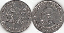 KENYA 1 Shilling 1974 KM#14 - Used - Kenya