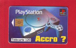 706 - Telecarte Publique Sony Playstation Accro Ps One (F706) - 1996