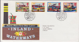 F1459 - GRANDE BRETAGNE Yv N°1686/89 FDC ( Registered Shipment Only ) - 1991-2000 Dezimalausgaben