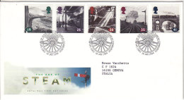 F1463 - GRANDE BRETAGNE Yv N°1733/37 FDC ( Registered Shipment Only ) - 1991-2000 Dezimalausgaben