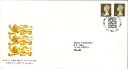 F1476 - GRANDE BRETAGNE Yv N°1953/54 FDC ( Registered Shipment Only ) - 1991-2000 Dezimalausgaben