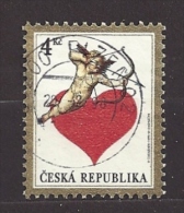 Czech Republic  Tschechische Republik  1998 Gest. Mi 168 Sc 3034 Grussmarke. Love. - Usati