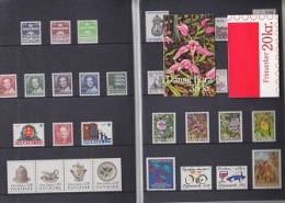 Denmark 1990 Official Yearset Stamps + 2 BOOKLETS ** Mnh (F3880) - Ganze Jahrgänge