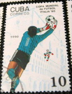 Cuba 1990 Football World Cup - Italy 10c - Used - Usati