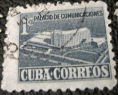 Cuba 1952 Tax For New Communications Building 1c - Used - Bienfaisance