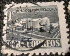 Cuba 1952 Tax For New Communications Building 1c - Used - Beneficiencia (Sellos De)