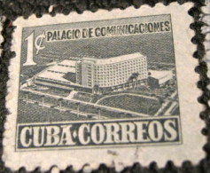 Cuba 1952 Tax For New Communications Building 1c - Used - Bienfaisance