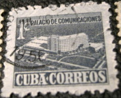 Cuba 1952 Tax For New Communications Building 1c - Used - Wohlfahrtsmarken