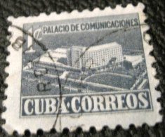 Cuba 1952 Tax For New Communications Building 1c - Used - Beneficiencia (Sellos De)