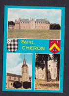 Vente Immediate à Prix Fixe - CPSM - St Saint Cheron (91) Multivues Et Cachet Souvenir Fete Des 3 Vallees - Saint Cheron