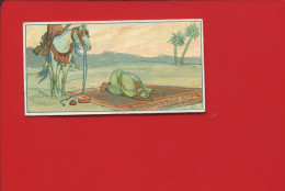 STOLLWERCK  CHROMO THEME MONDE ARABE BEDOUIN PRIERE DESERT - Stollwerck