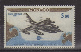 Monaco (1964)  - P A "Vol New York Paris"  Neuf** - Poste Aérienne