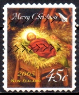 NEW ZEALAND 2005 Christmas - 45c Baby Jesus  FU - Gebraucht