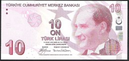 Turkey 10 Lira 2009 P223a UNC - Turquie