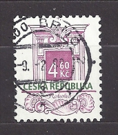 Czech Republic Tschechische Republik 1997 Gest.  Mi 140 Sc 2968 Baustile. Rococo.  C.2 - Usati