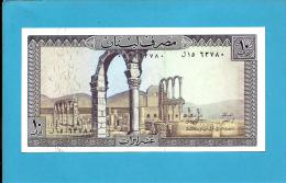 LEBANON - 10 LIVRES - 1986 - P 63.f - UNC. - 2 Scans - Liban