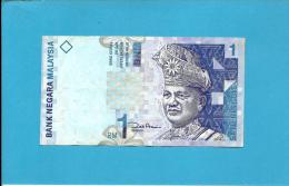 MALAYSIA - 1 RINGGIT -  ND (1998 -  ) - P 39 - Sign. Zeti Akhtar Aziz - King T. A. Rahman - 2 Scans - Maleisië