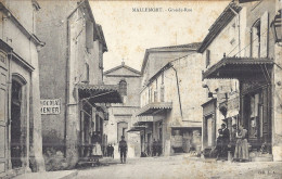 MALLEMORT   GRANDE RUE   TRES BELLE CARTE ANIMEE  "CHOCOLAT MENIER " - Mallemort