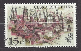 Tschechische Republik Czech Republic 1997 Gest ⊙ Mi 157 Sc 3022 Yv 154 Prague. Intern. Briefmarkenaustellung Praga 98 C2 - Gebraucht